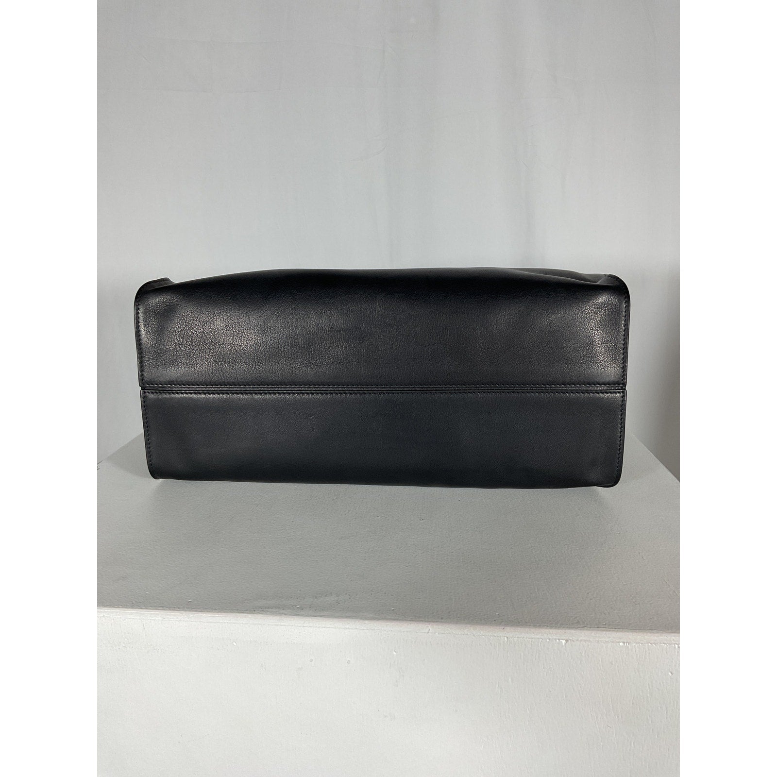 The Row 'Alexia' Black Leather Leather Tote Bag