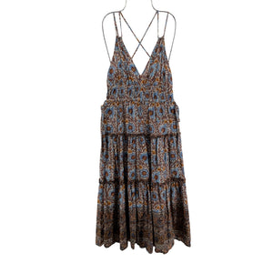 Ulla Johnson Printed Brown Rosa Dress Size 2