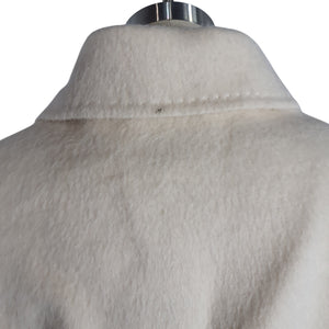 Acne Studios Minimalist Ecru Zip Front Belted Size EU 40 / US 8 Coat