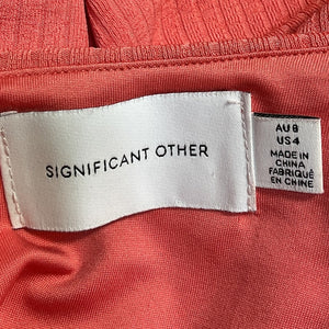 Significant Other Halter Cutout Dress Size AUS 8 / US 4