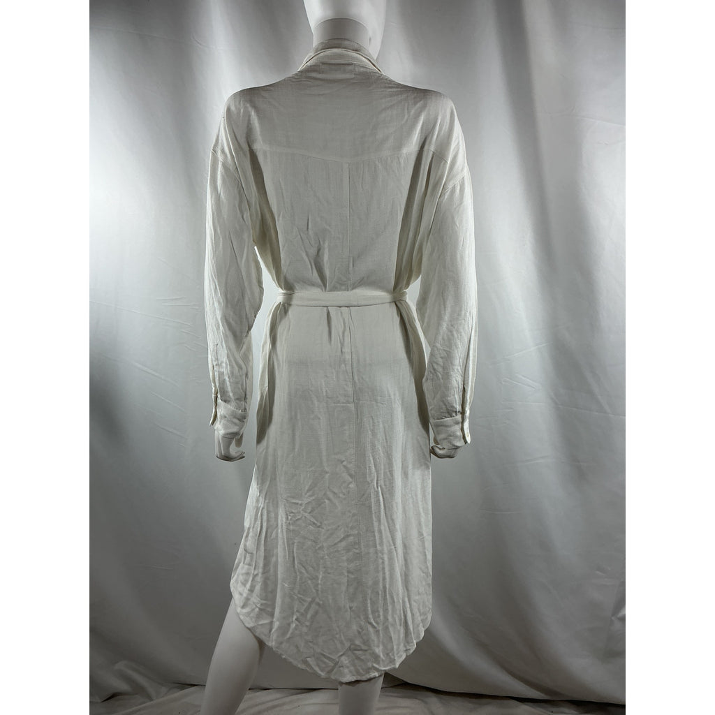 Lspace 'Barcelona' White Viscose Dress Size M / L