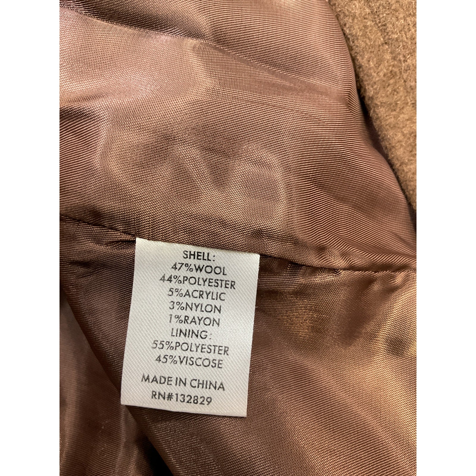 L'Academie X 'Marianna' Brown Long Coat Size S
