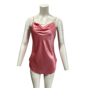 Cinq à Sept Sleek Apple Blossom Marta Cami Top Size M