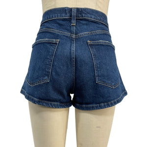 Agolde High Rise Blue Ridley Shorts Size 30