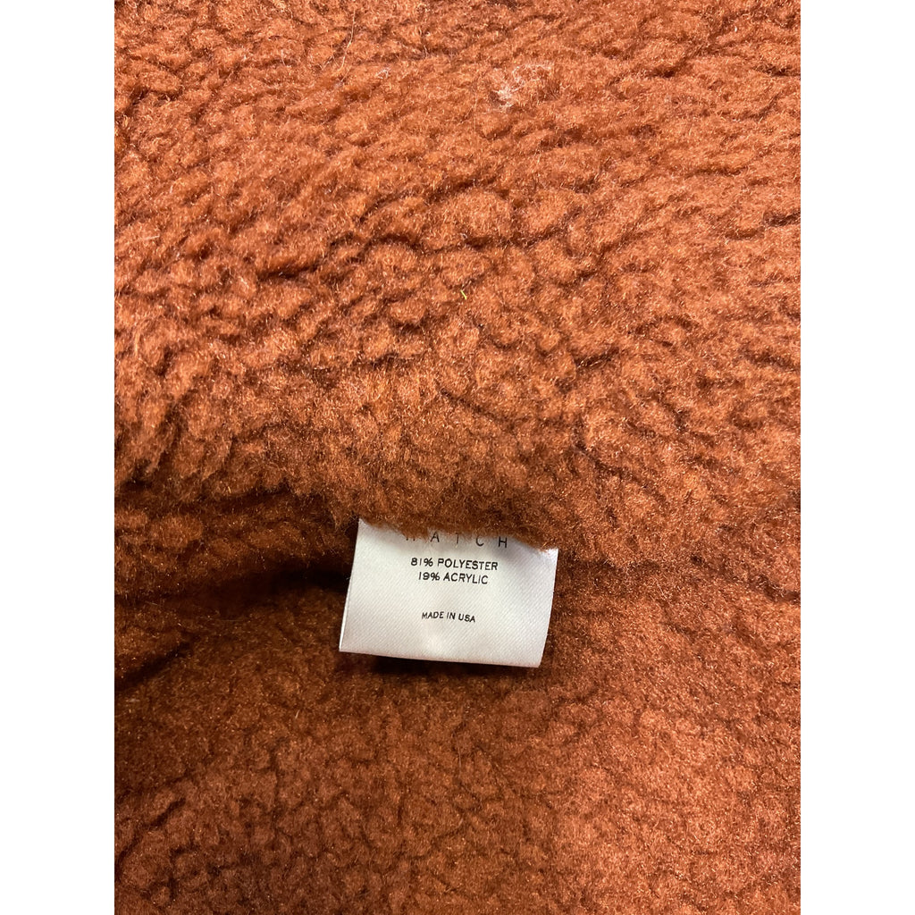 Hatch 'The Coco' Brown Polyester Coat Teddy Size OS