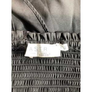 Astr The Label 'Anamaria' Black Satin Dress Size M
