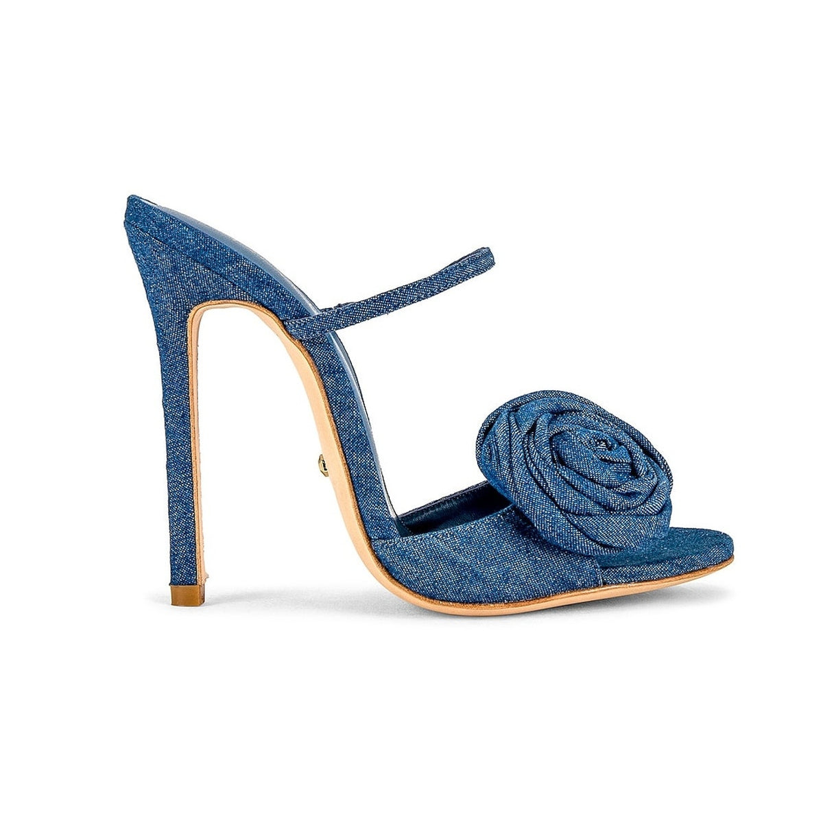 Raye Chic Blue Ros Sandals Size 7