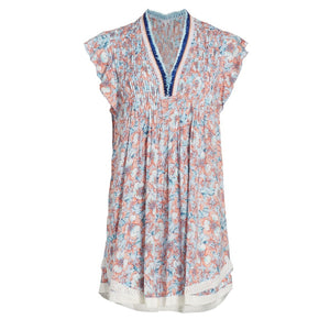 Poupette St Barth Floral Multicolor Sasha Minidress Size XS