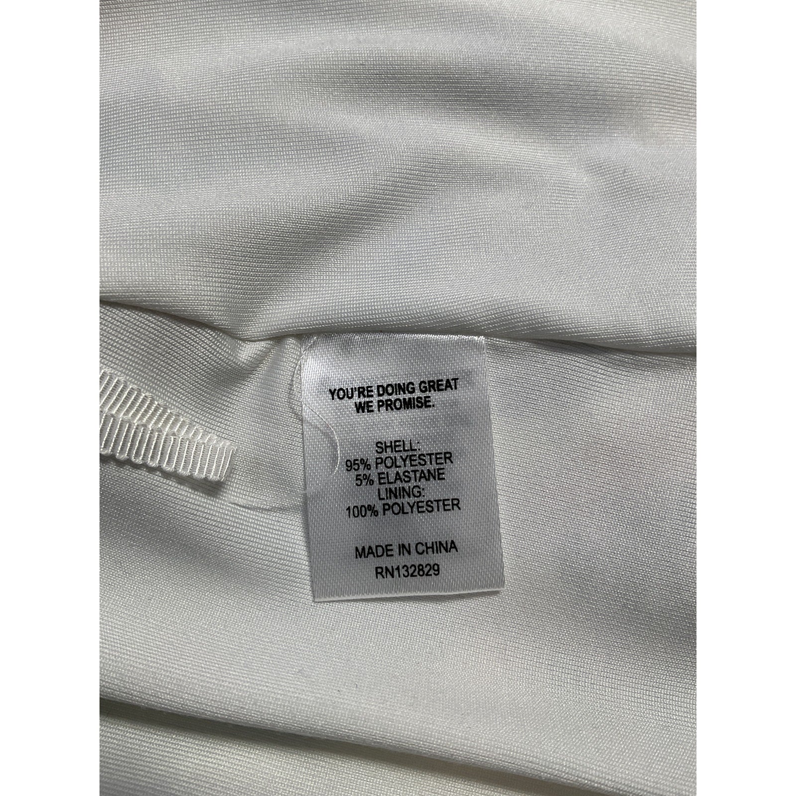 Lpa 'Giada' White Polyester Midi Skirt Size M