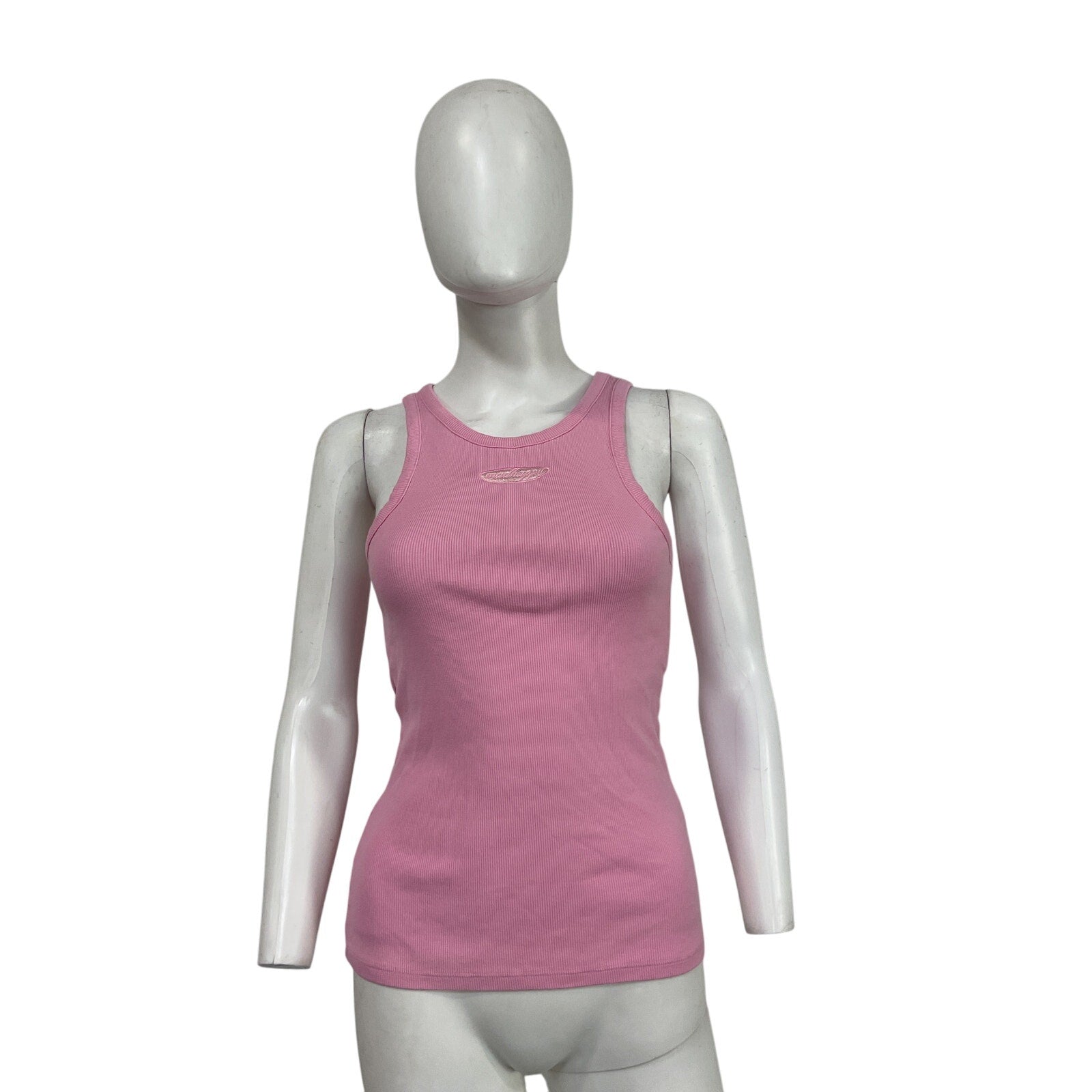 Madhappy Classics Pink Cotton Ribbed Tank Top Size S