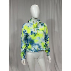 Aviator Nation 'Tie-Dye' Green Hoodie Size S