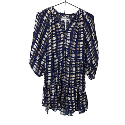 Apiece Apart Printed Navy Mitte Mini Size X Small Dress