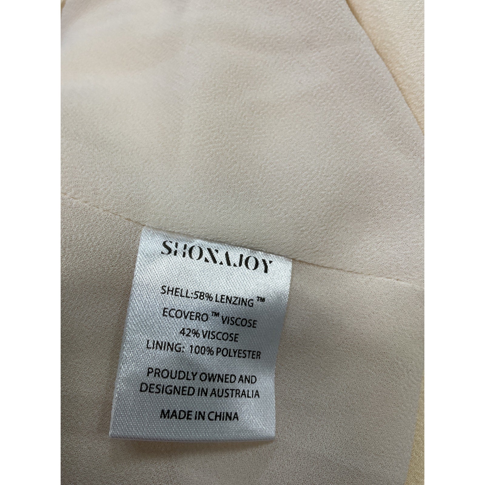 Shona Joy 'La Lune' White Viscose High Neck Ruched Maxi Dress Size 6