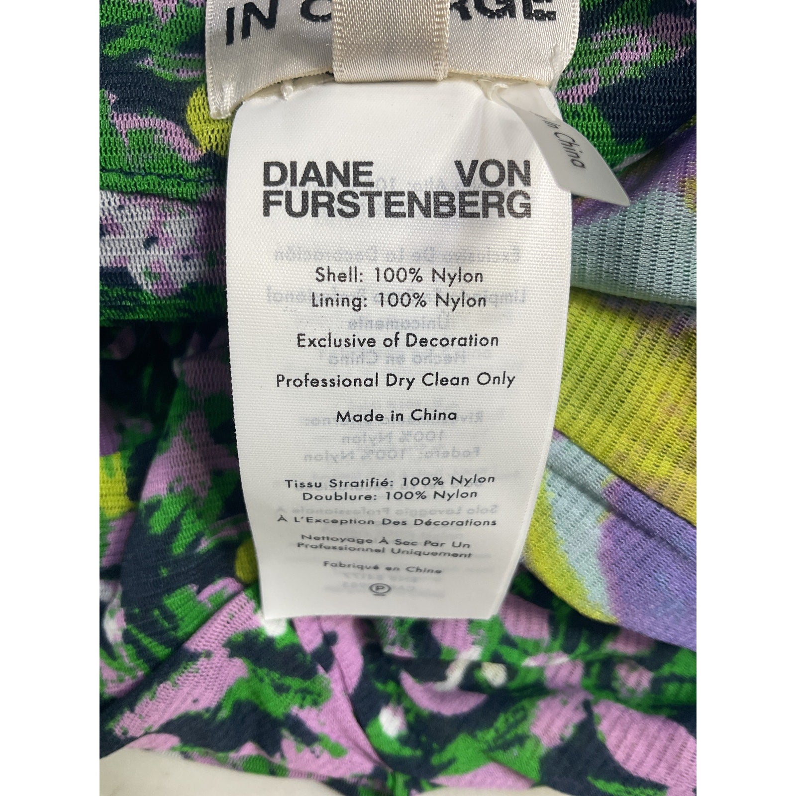 Diane Von Furstenberg 'Gladys' Purple Reversible Top Size M - NWT