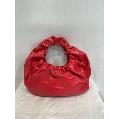 Alexander Wang 'Wide Crescent' Red Small Top Handle Bag